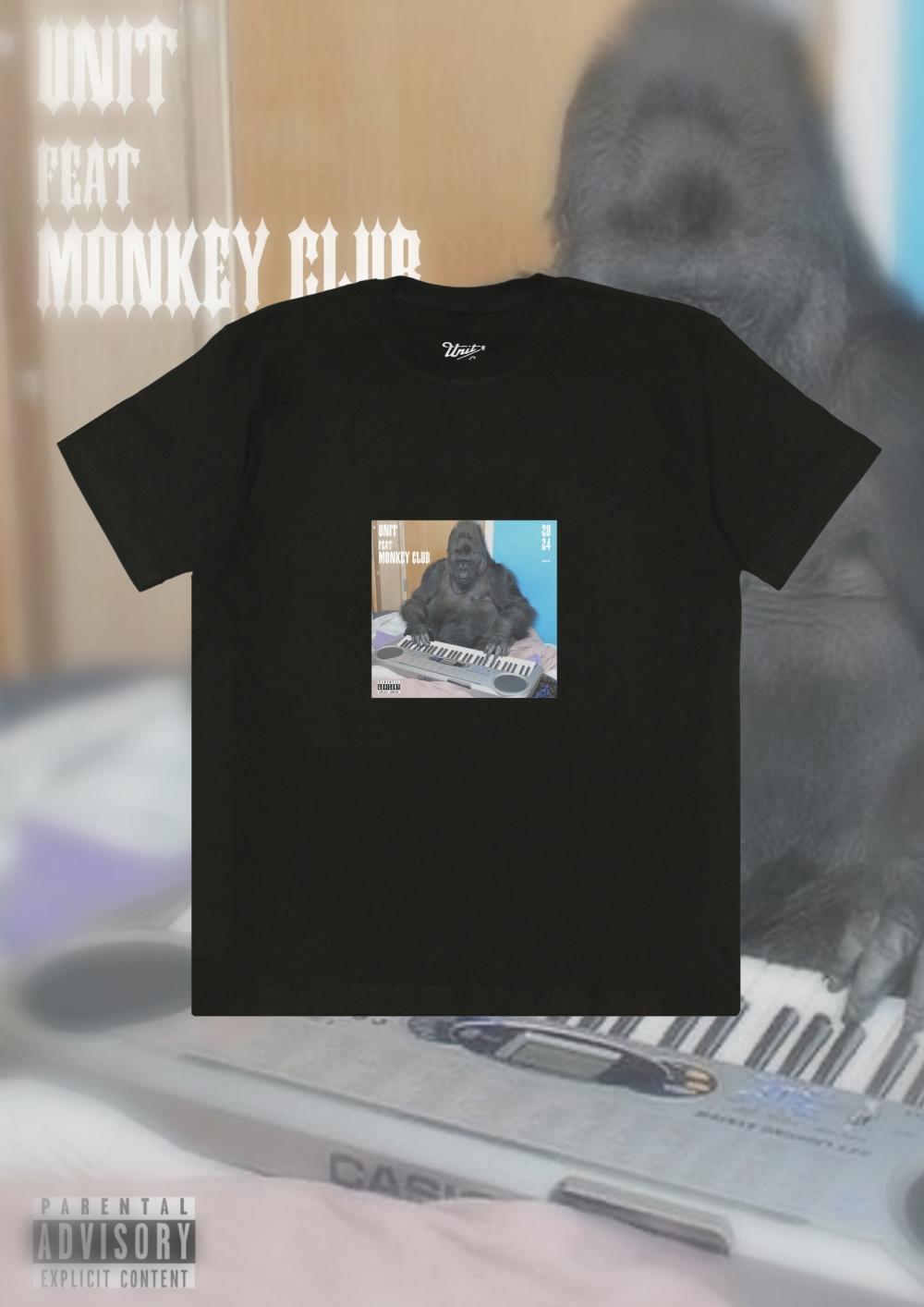 Unit: Футболка "Monkey Club" черная
