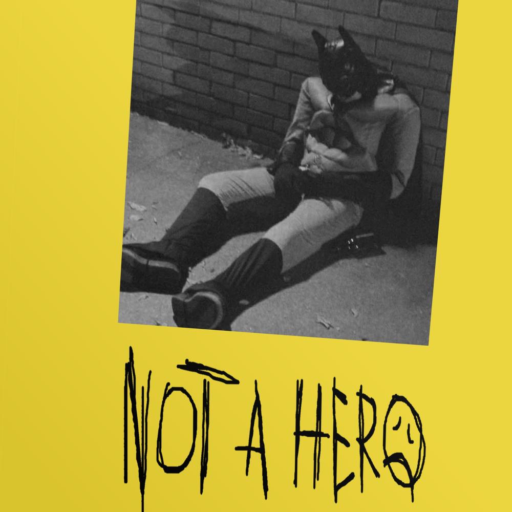 Unit: Футболка "Not a hero" желтая