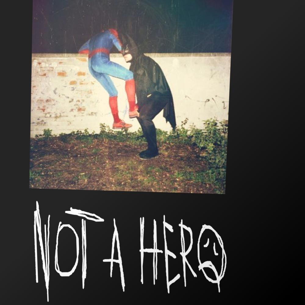 Unit: Худи "Not a hero" черное