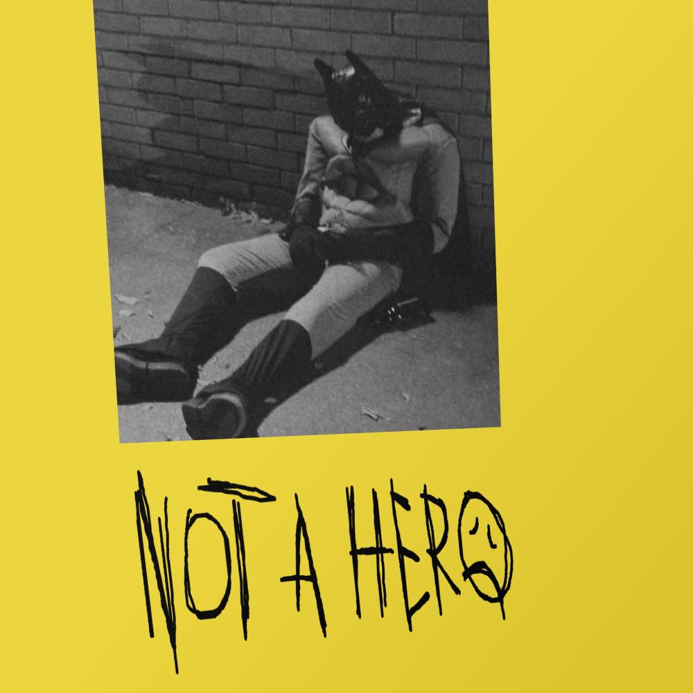 Unit: Свитшот "Not a hero" желтый
