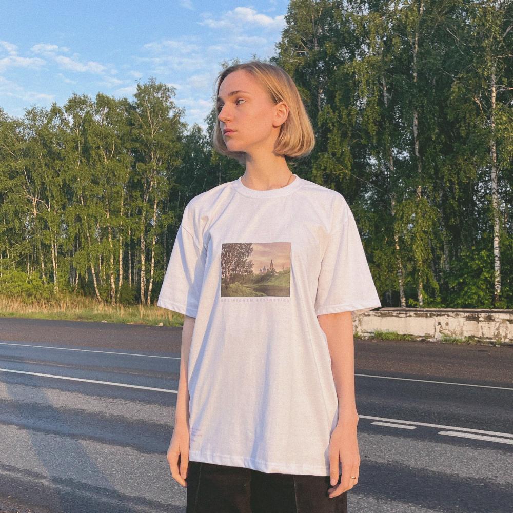 Футболка "AESTHETICS" белая